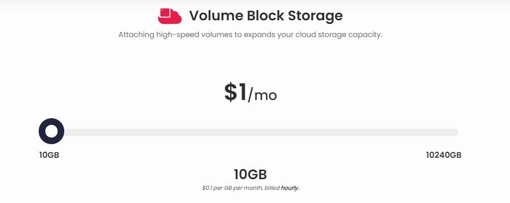 Volume Block Storage
